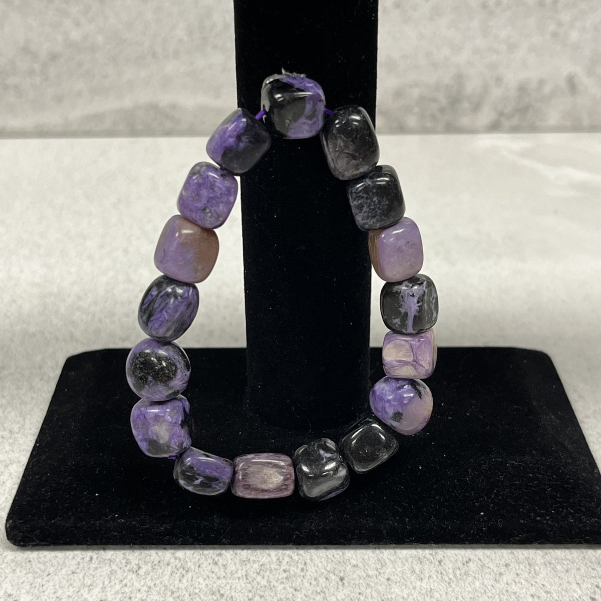 Bracelet Beads Square "Charoite" Beads