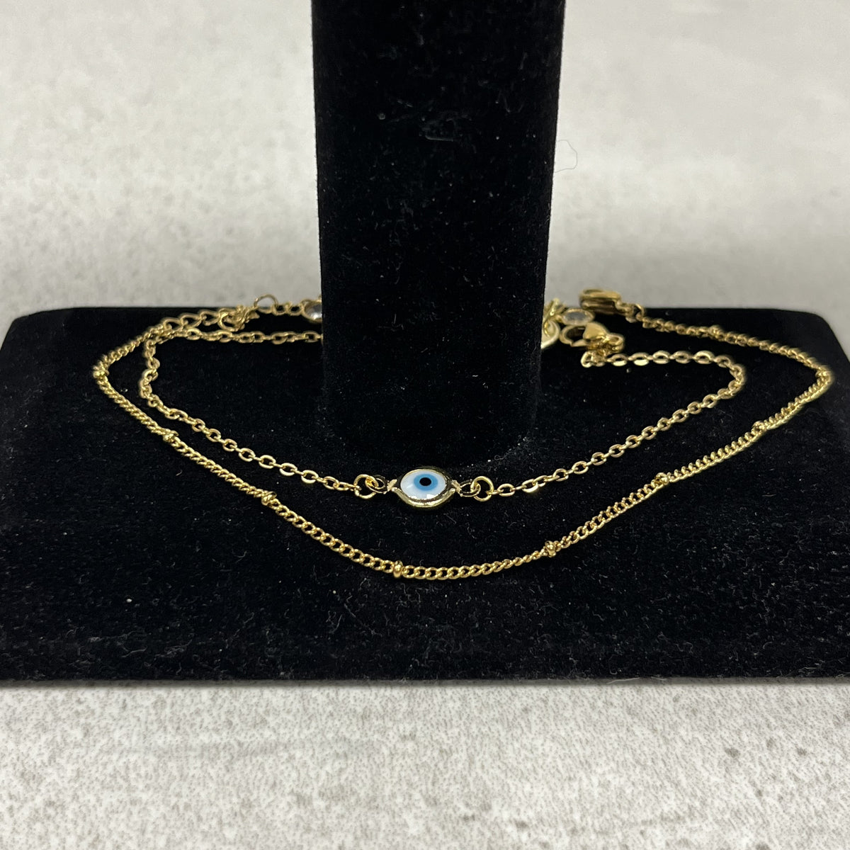 Bracelet set of (2) with Evil Eye Belle by elle barré