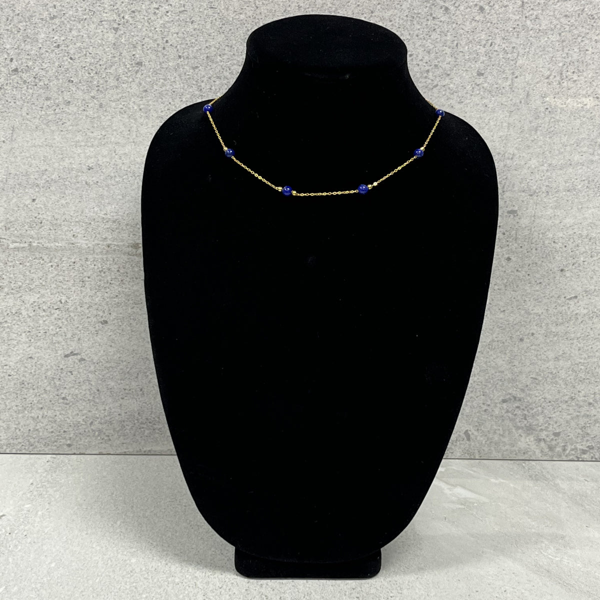 Necklace Beads "Lapis"