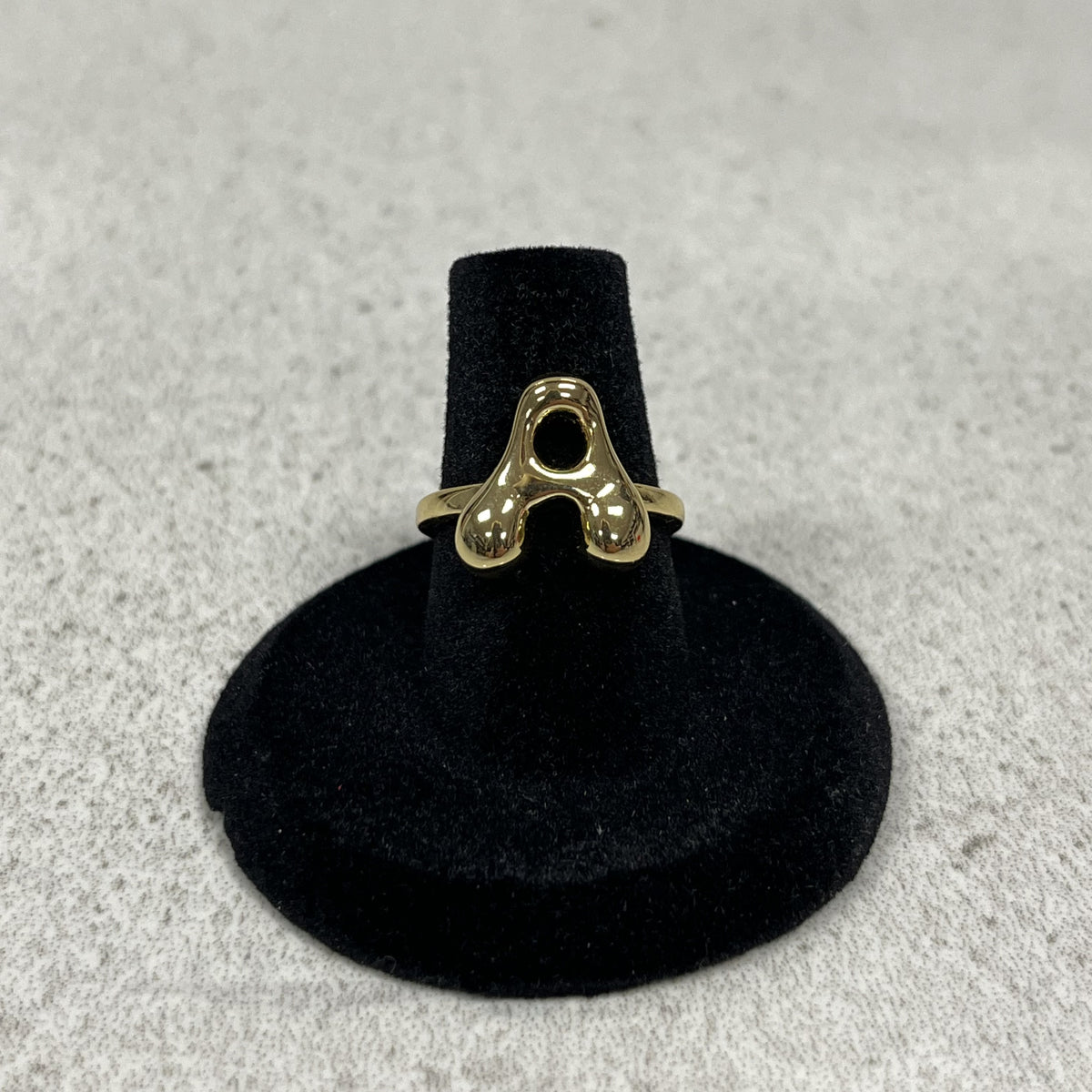 Ring A Initial Bubble Adjustable Belle by elle barré